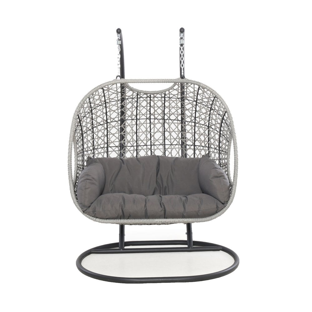 Double-Seat Hanging Chair Rattan Outdoor Furniture