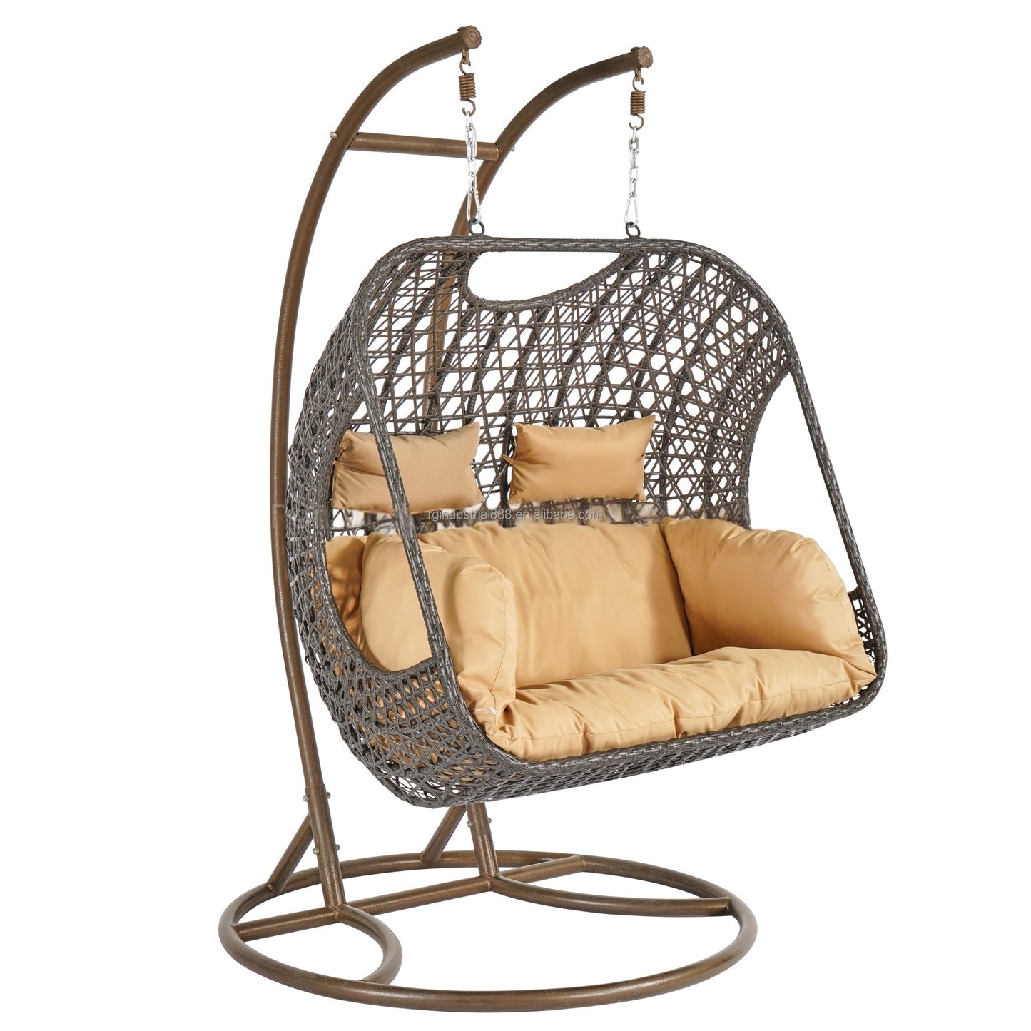 Double Egg Outdoor Swing Chair – Relax Together in Style