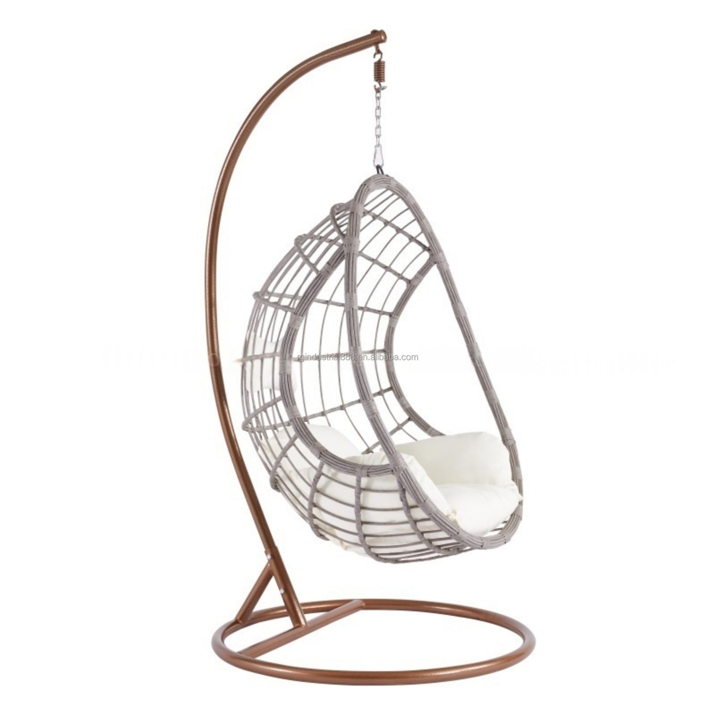 Modern Egg Chair – Navy Hanging Egg Chair for Outdoor