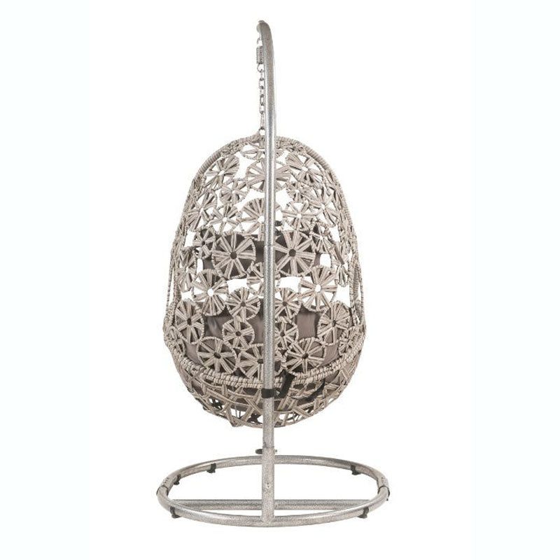 Sunflower Rattan Hanging Wicker Swings Modern Single Chair