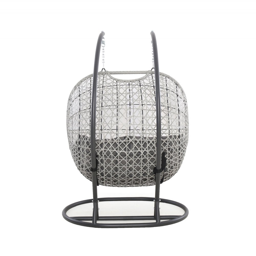 Double-Seat Hanging Chair Rattan Outdoor Furniture
