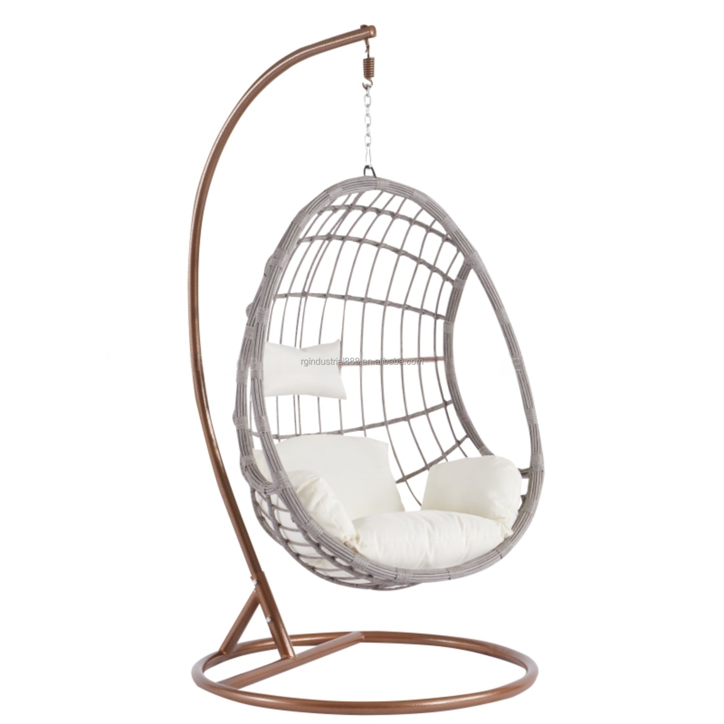 Modern Egg Chair – Navy Hanging Egg Chair for Outdoor